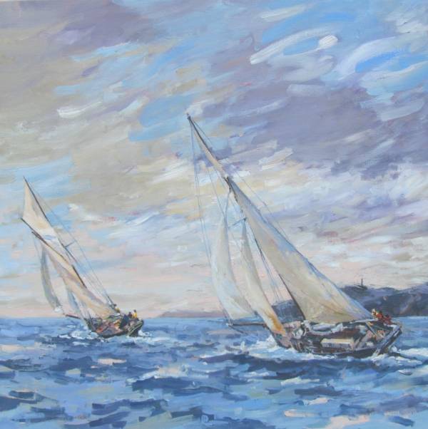 - Oil on Canvas, Painting by Jill Hudson, measuring 60 x 60 cm (H x W) £775